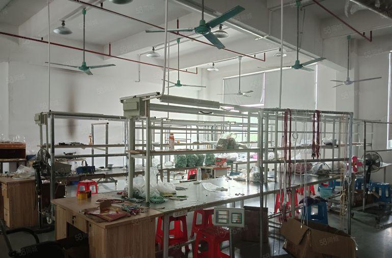 凤岗油甘埔原房东带办公室装修标准厂房四楼500平出租现成水电