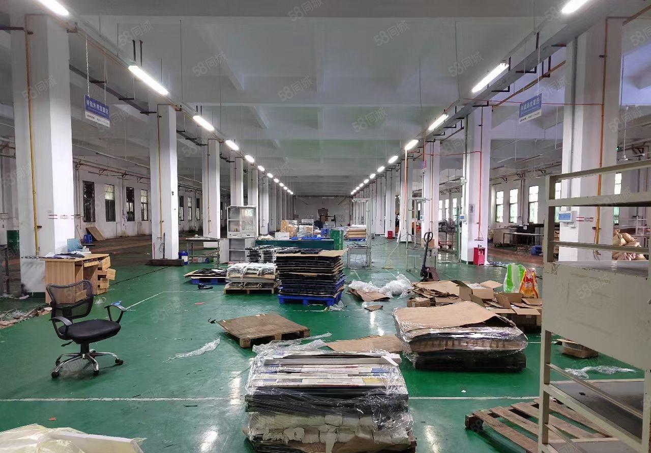 凤岗镇密集工业区独门独院红本厂房出租水电到车间大小可分租