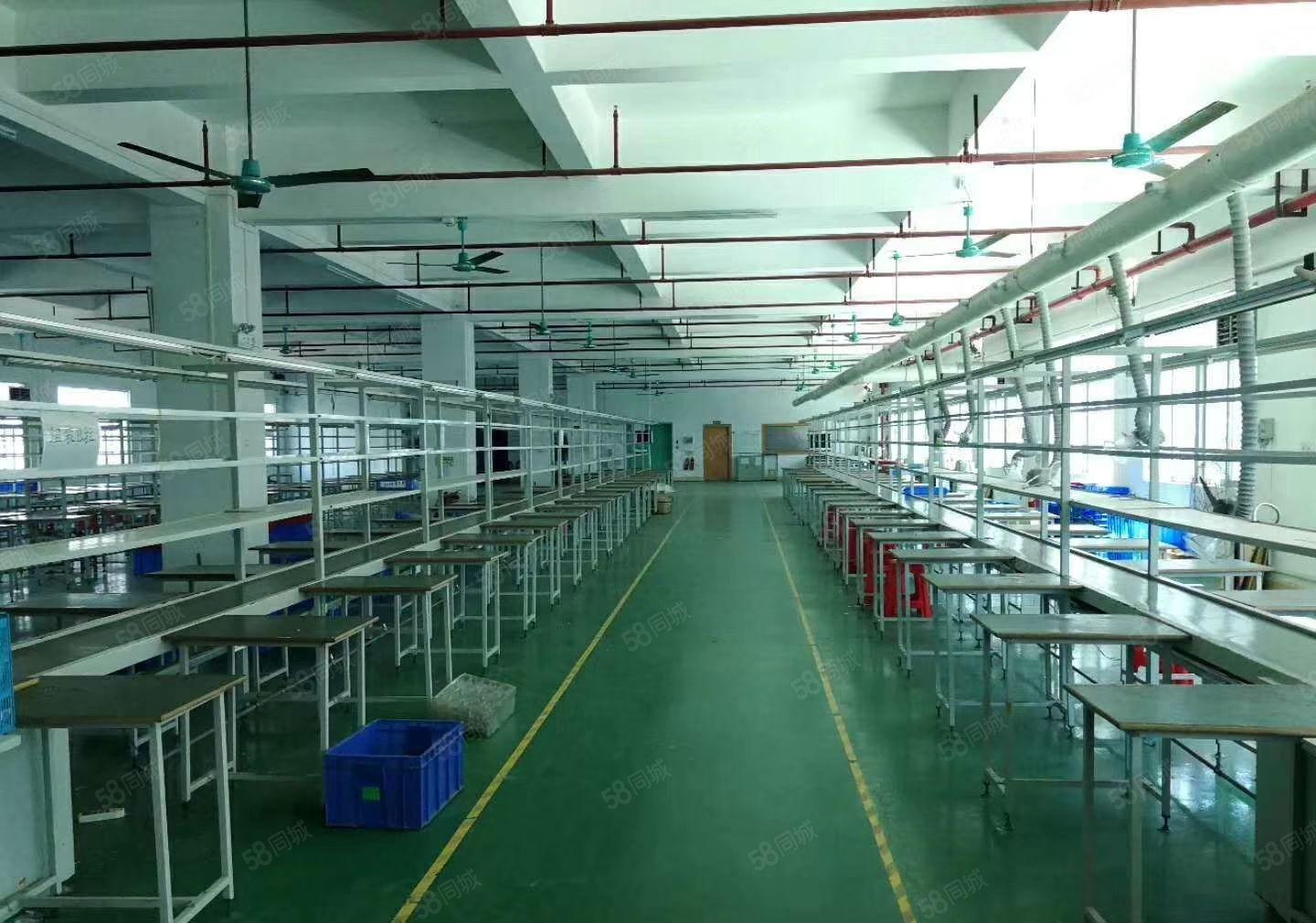 凤岗雁田独门独院楼上精装修厂房1400平方出租(可分租）