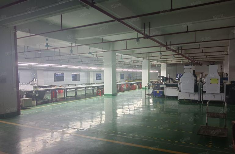 凤岗浸校塘新出带办公室装修标准厂房二楼2000平出租现成水电