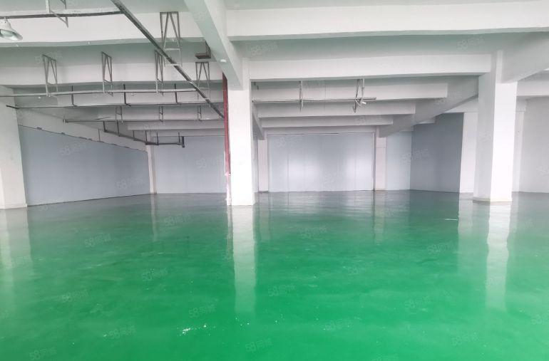 凤岗楼上厂房600平精装修带办公室全新地坪漆配三吨大货梯