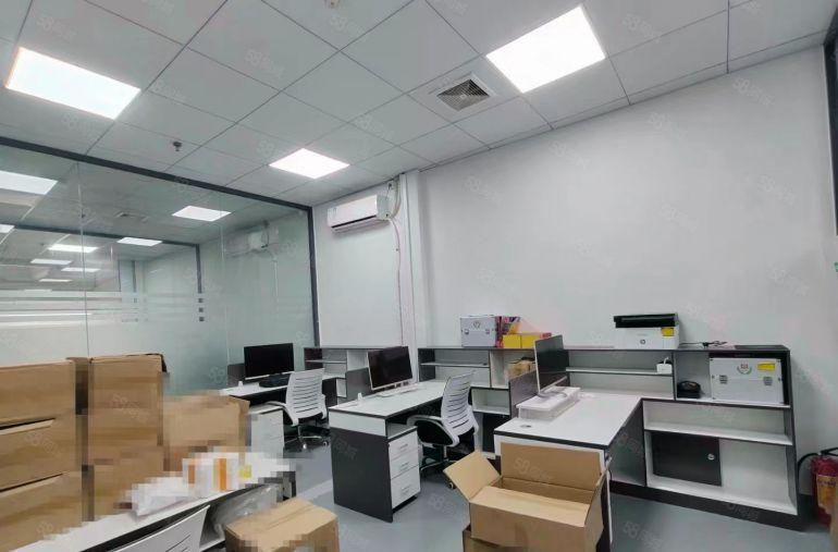 特价！万江新出4楼1100平精装修标准厂房出租，拎包生产