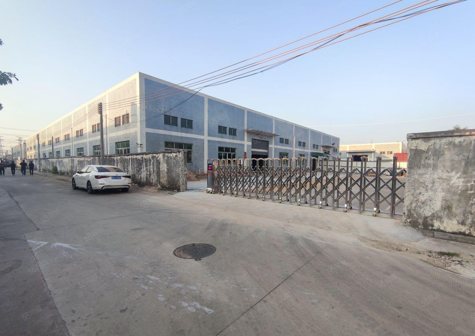 万江汾溪路边独门独院单一层砖墙到顶厂房出租4500平米价格低