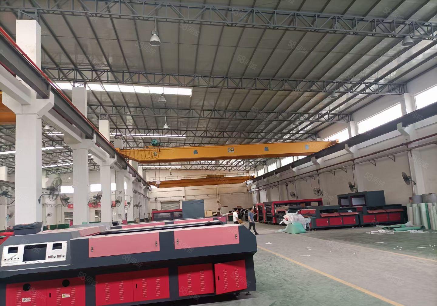 单一层6250平大型工业独院厂房，20吨行车现成装修配套齐全