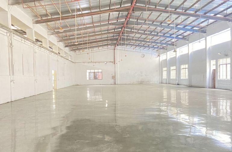 原房东樟木头 单一层 滴水10 全新地坪漆 800平起分