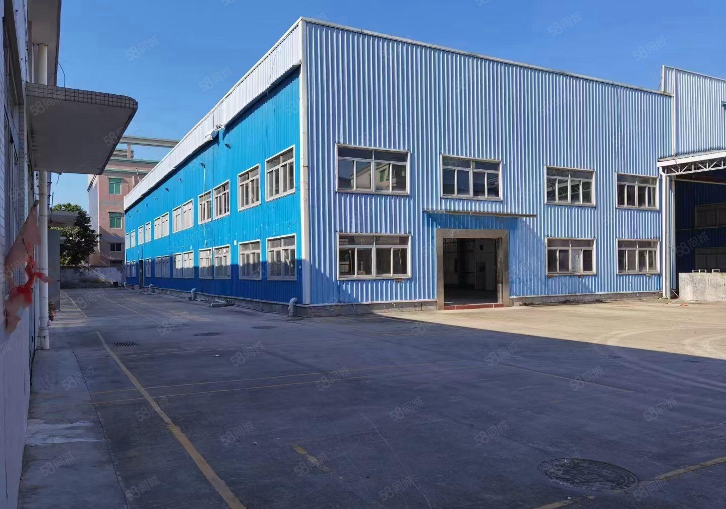 赠免租期！东莞大朗独门独院单一层厂房出租，证件齐全，大小可分