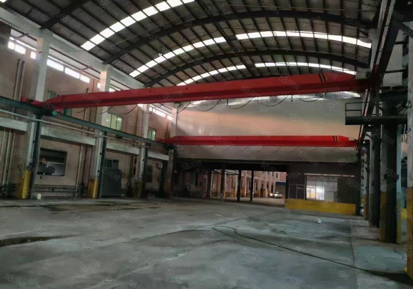 大朗靠常平独院1800平钢结构单一层9米高红本厂房出租带行车