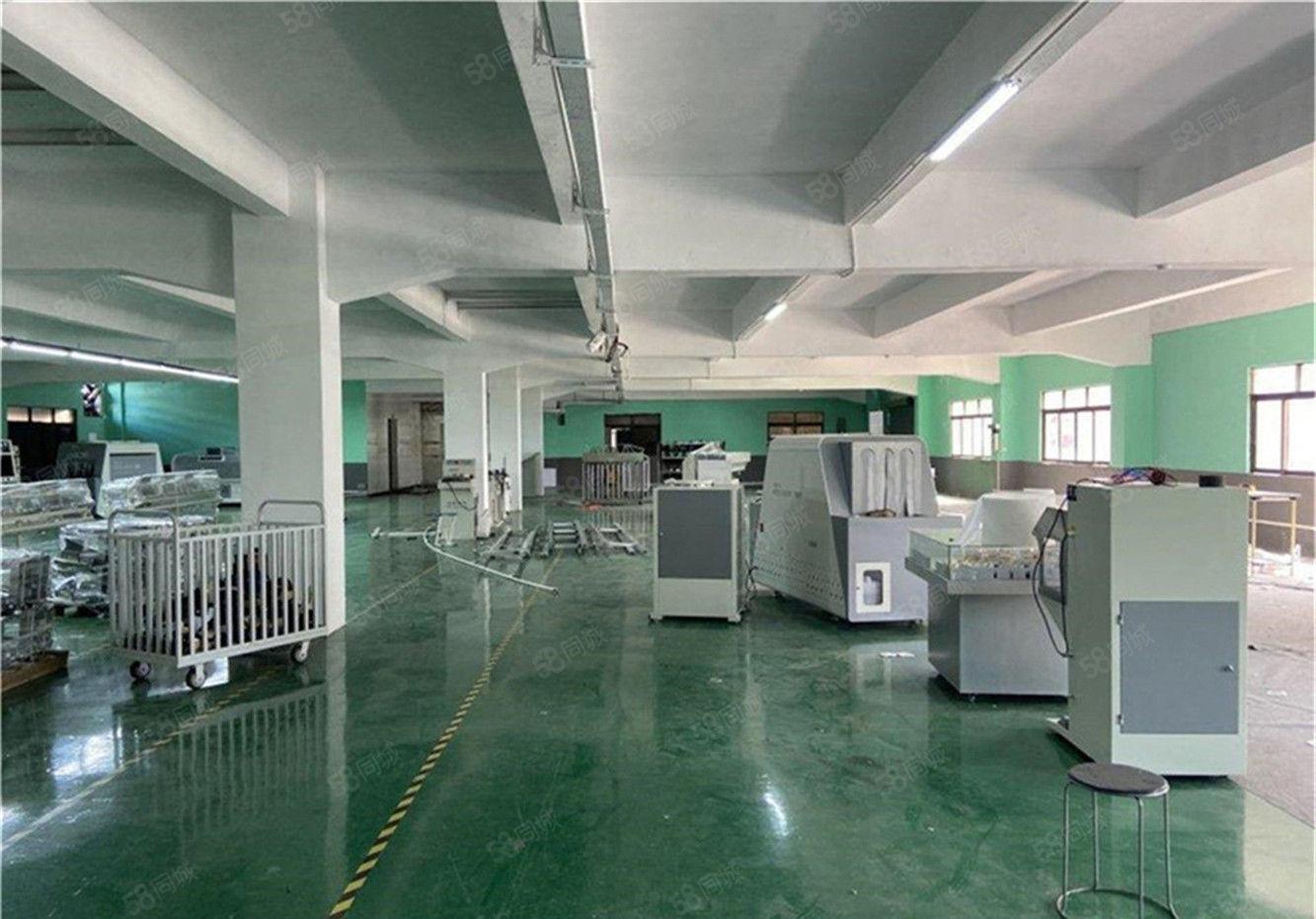 大朗工业厂房实业户转租楼上850平方，地坪漆带精装修办公室