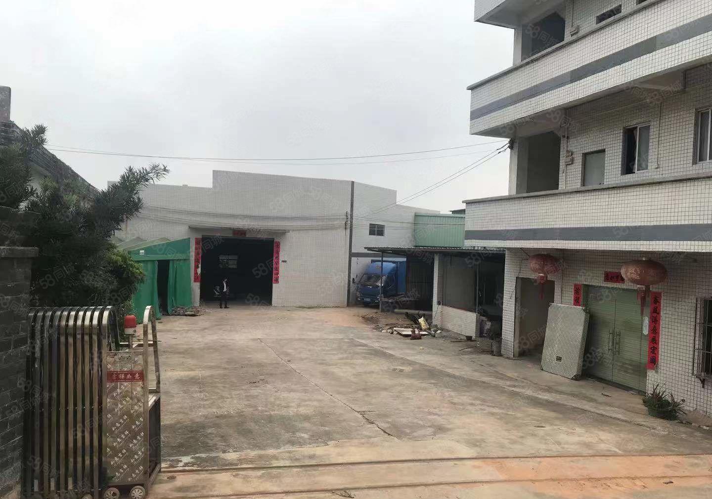 大朗原房东小独院厂房出租单一层厂房1200平，宿舍300平