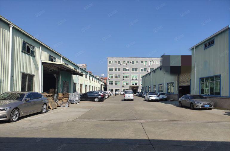 滴水8米独栋钢构厂房出租现成行车办公室适合五金模具设备塑胶等