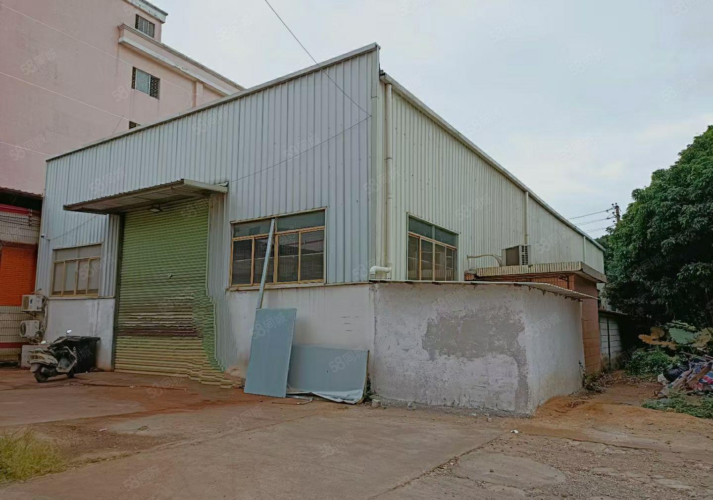 大朗 新马莲独院钢构厂房650平，大车可进空地大，工业用地