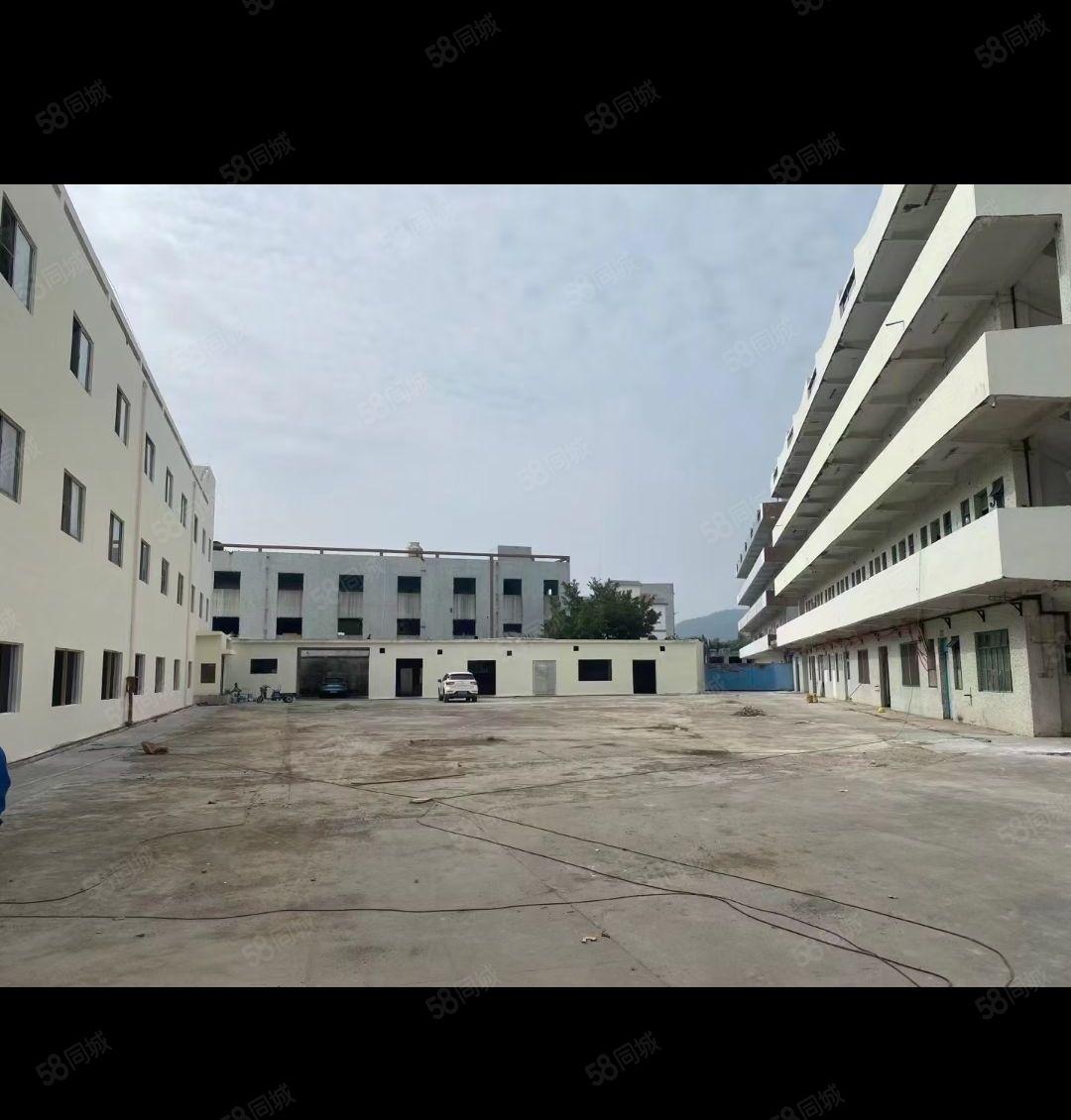 黄江新出独院厂房13000平出租，全新翻新形象好空地大