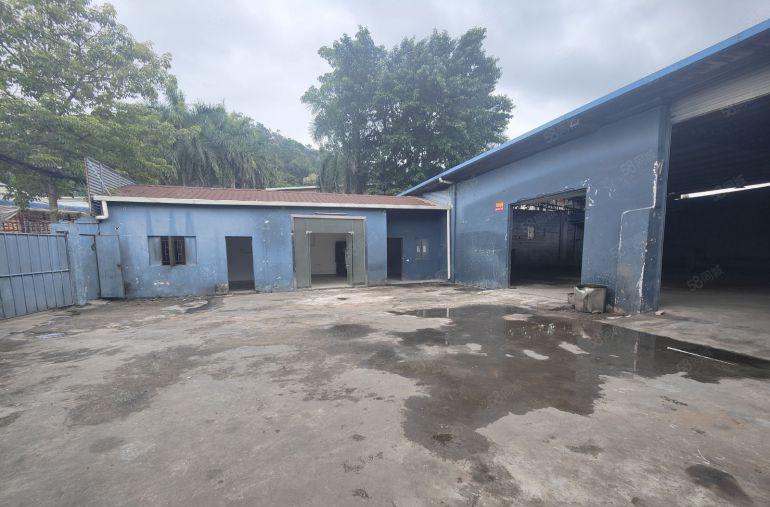 常平靠黄江原房东独院钢结构厂房带装修工业用地小面积大小可分租