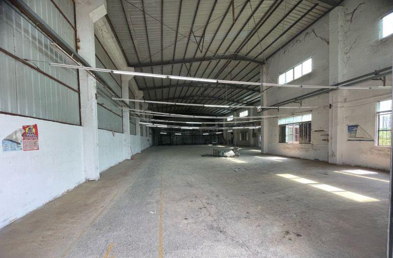 黄江镇中心独院钢构3300平滴水7米适合各种行业