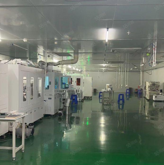 黄江临深新出楼上1100平方 现成装修办公室无尘车间