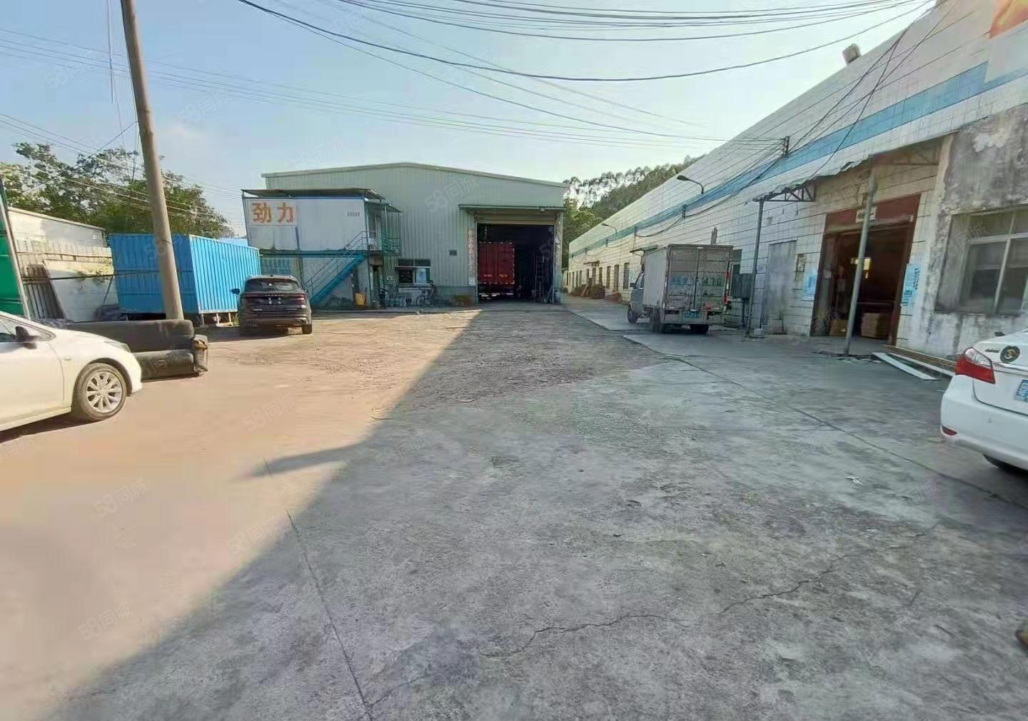 黄江临近公明塘厦单一层钢构厂房出租，滴水8米，带有一部行吊