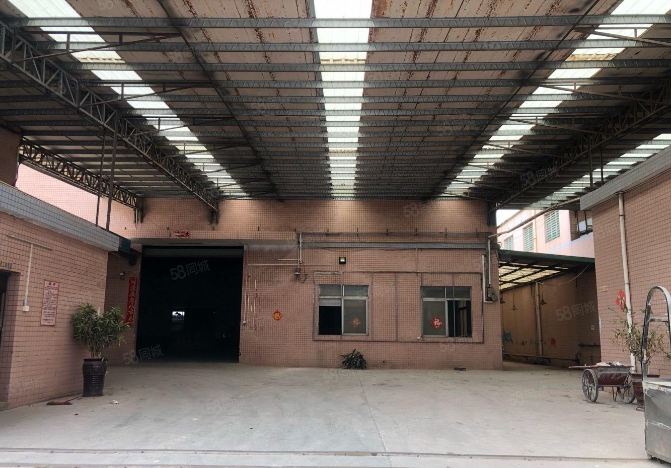 大车进出便利，大岭山新出单一层滴水八米无柱可分租五金设备仓储