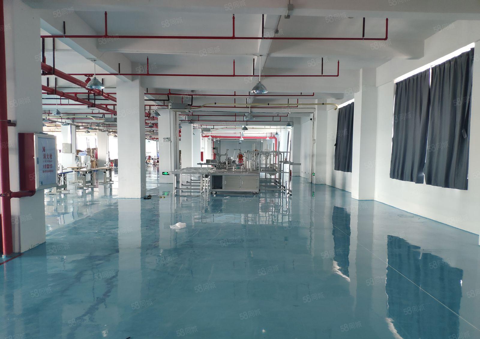 大岭山全新楼上2880平厂房出租仓库出租，水电办公室齐全