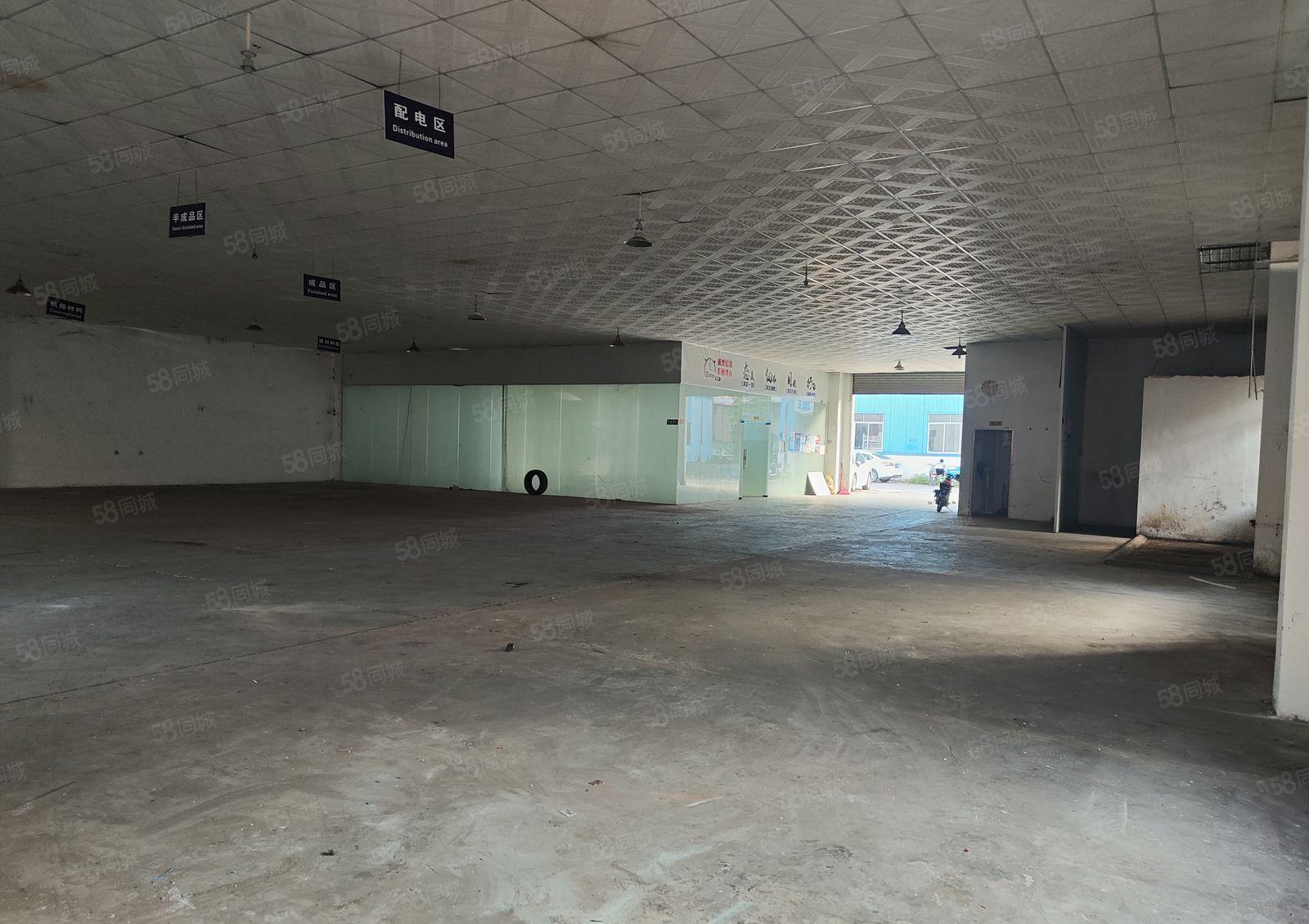 大岭山新空一楼1100平方厂房出租，带装修