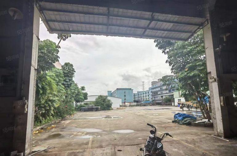 大岭山石大路旁原房东厂房出租独院分租单一层钢构带行车高10米