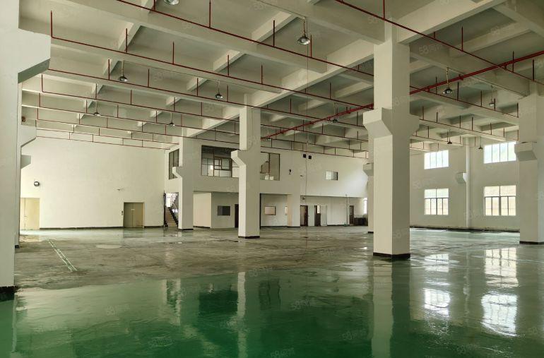 杨屋一楼1600平高度7米带牛角位现成办公室装修主线已通车间