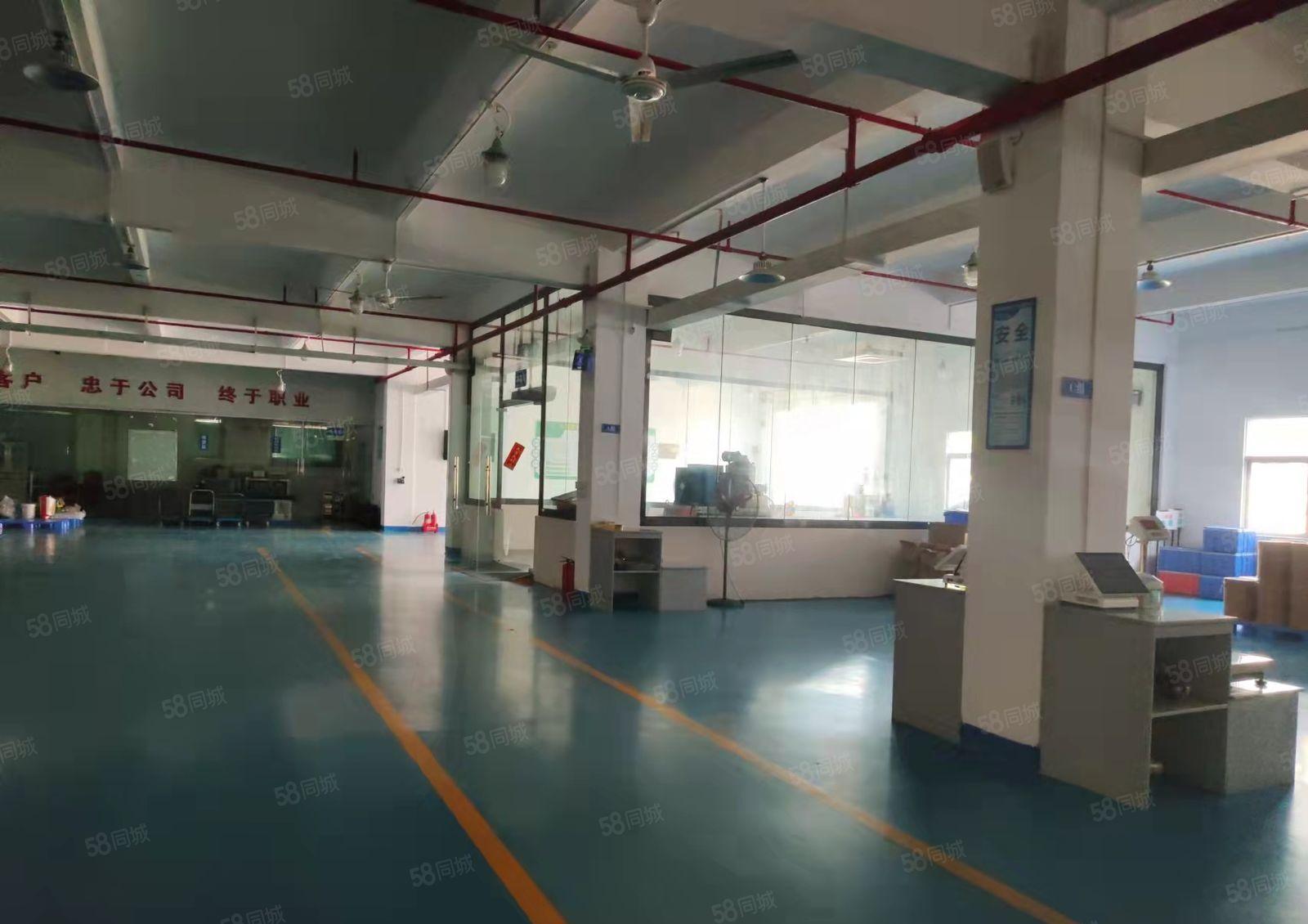 大岭山杨屋一楼1400平方，现成装修地坪漆，水电齐全光线好