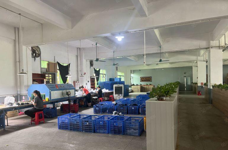 大岭山 工业区厂房楼上1900平精装修水电齐全低价出租