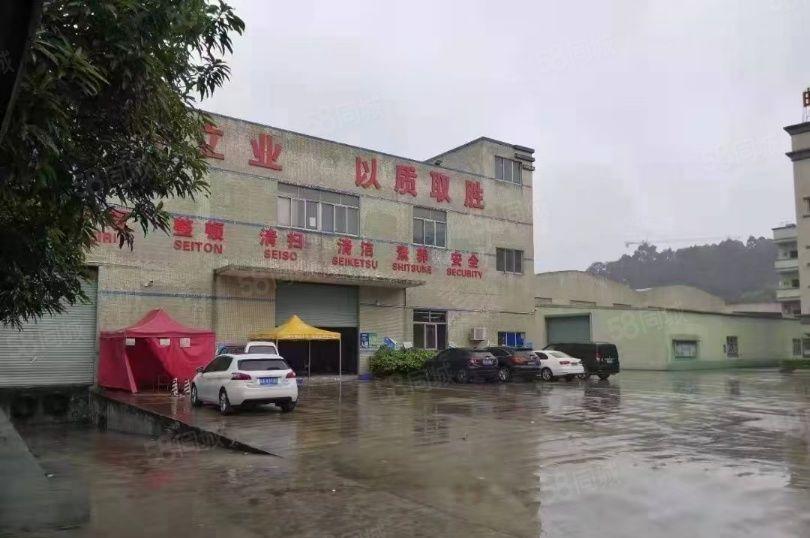 大岭山隆重推出单一层砖墙到顶滴水8米钢构厂房出租