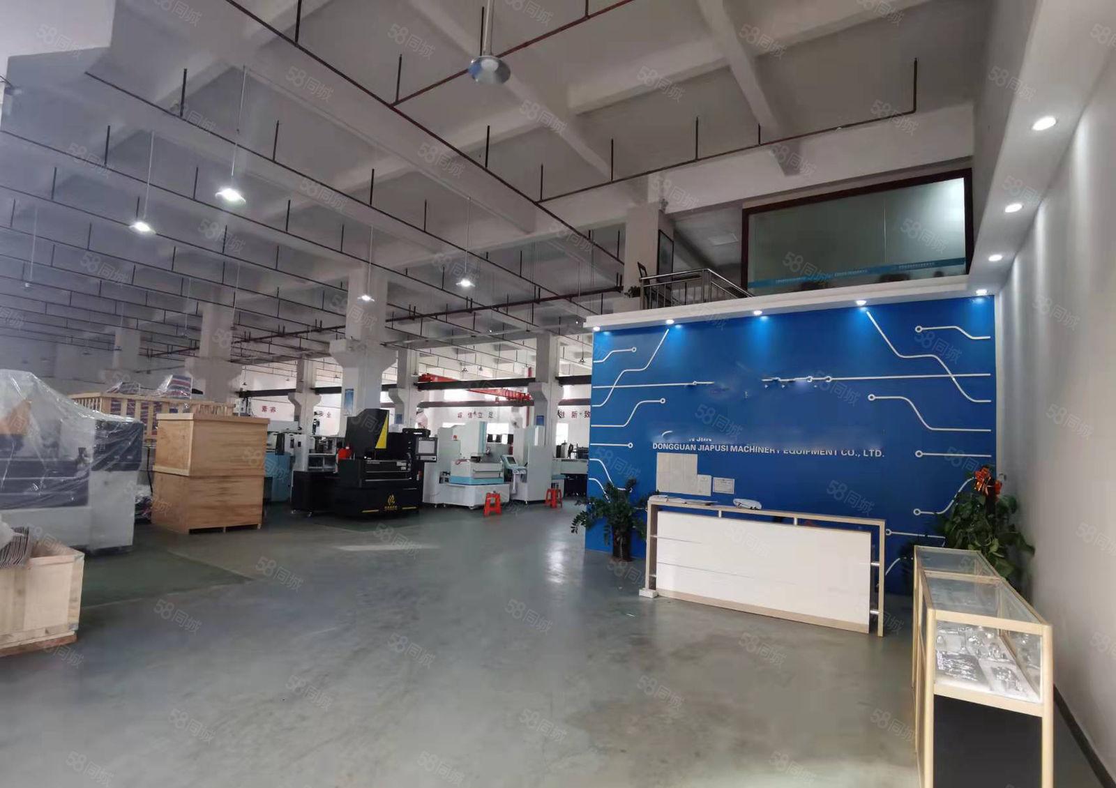 大岭山杨屋G107旁新出一楼2000平厂房出租现成装修带牛角