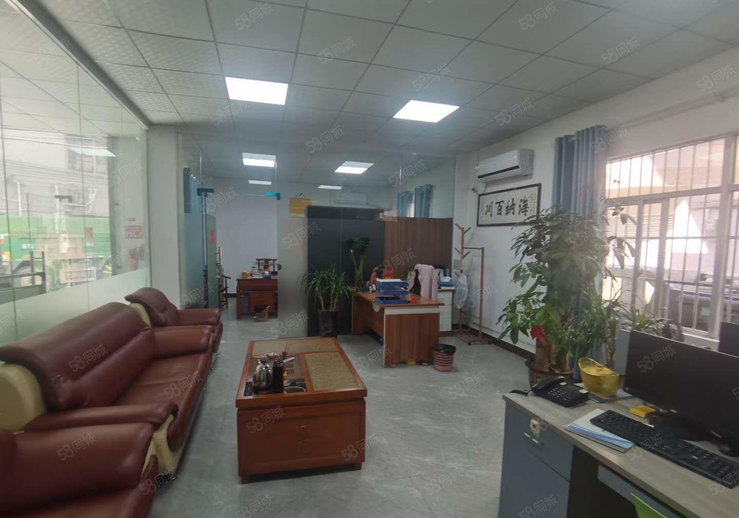 大岭山杨屋高速口 650平临街一楼厂房出租 办公室 精装修