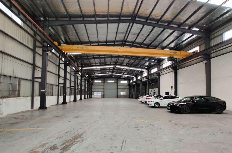 杨屋国道边新出原房东钢结构厂房980平方高度九米，带现成行车