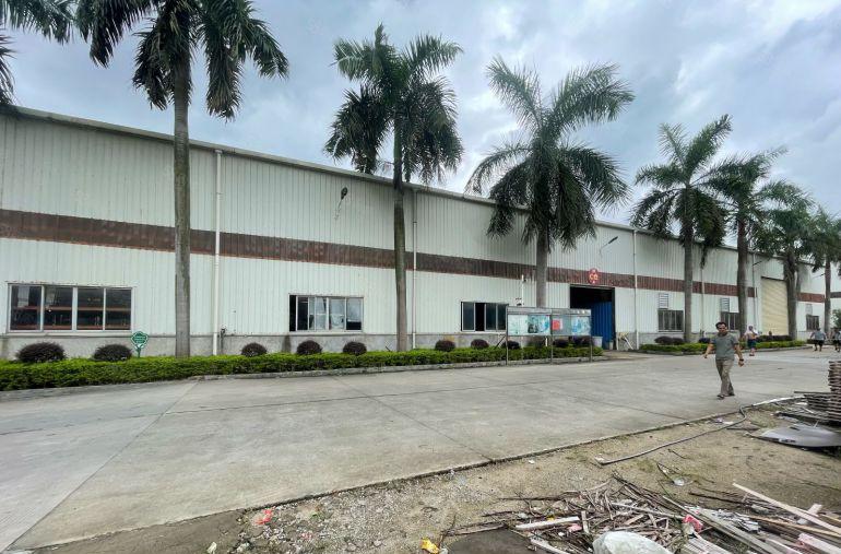 大岭山镇原房东钢构厂房中高11米无公摊现成办公室