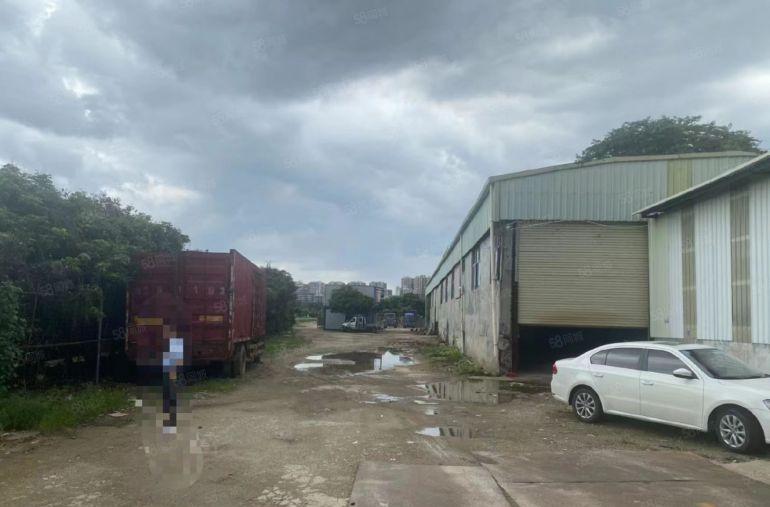 大岭山镇原房东小面积单一层450平方铁皮厂房出租