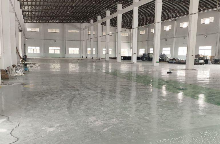 大岭山单一层独院，12米钢钩厂房仓库出租，现成装修，超大空地