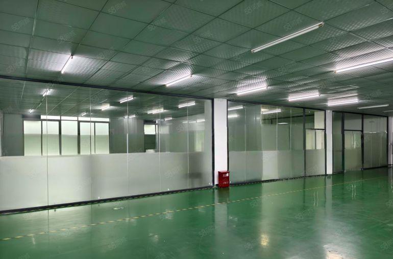 大岭山镇高新园区楼上现成装修厂房原房东直租水电齐全拎包入驻