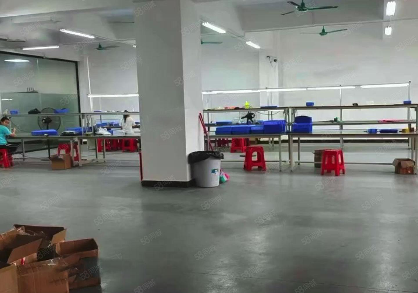 现成精装修，大岭山杨屋高速口，楼上600平标准厂房出租