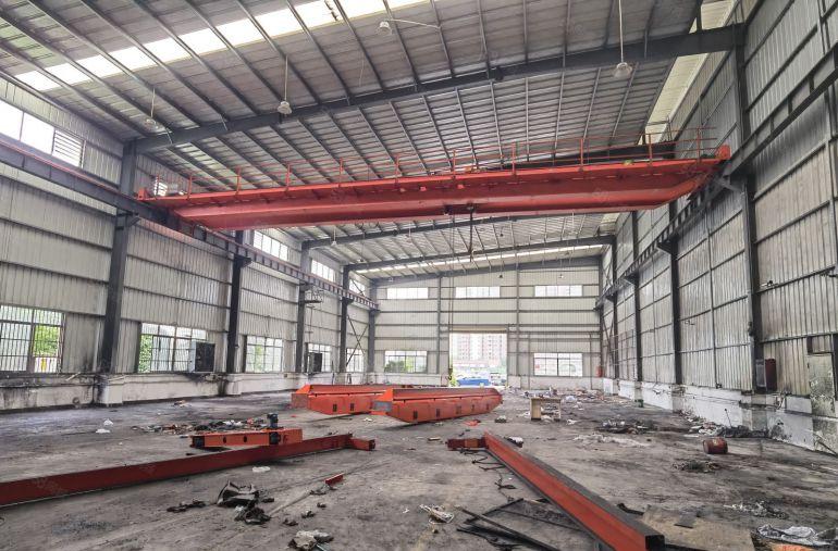 大岭山新出原房东钢构独院厂房出租适合机械设备模具压铸冲压等