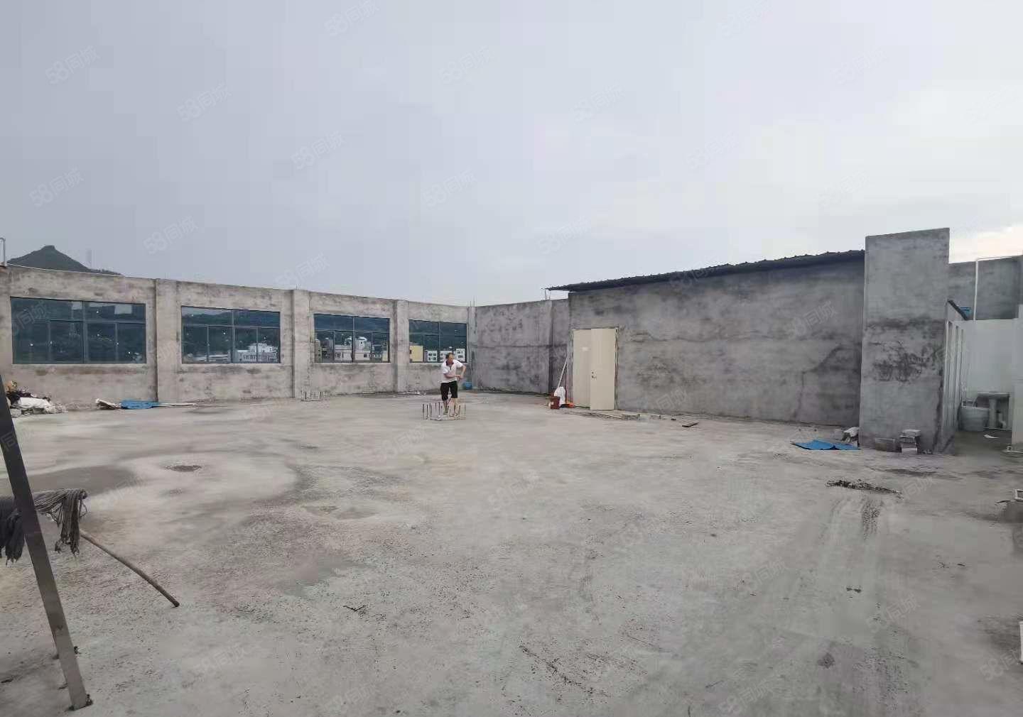 大岭山颜屋G107旁全新重工业厂房出租，7楼650平超大露台