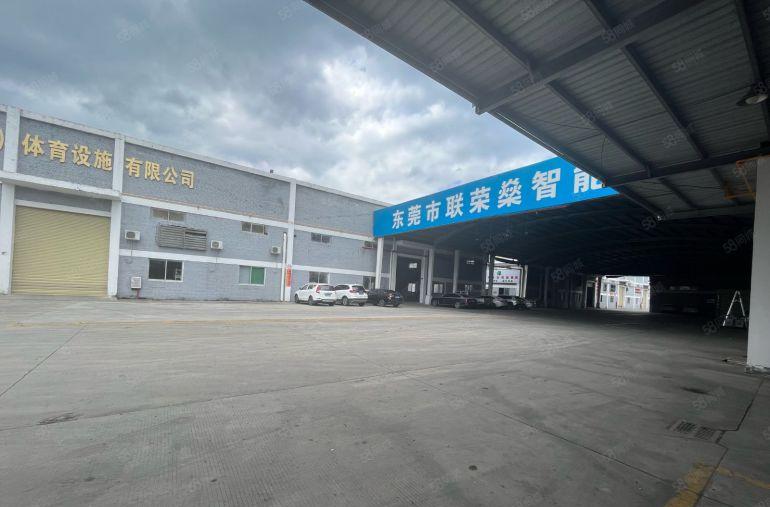 大岭山原房东9米高1500平米单一层钢构厂房出租有行车装修