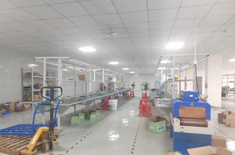 清溪浮岗新出3楼1238平精装修厂房出租，主干道边空地大