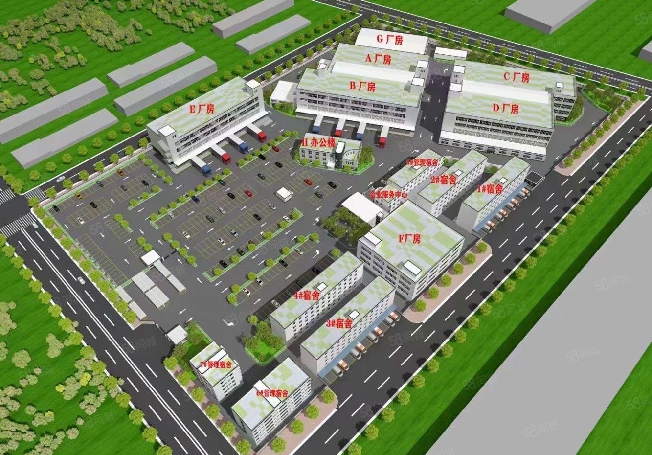 清溪15块全新红本大型工业园50000平厂房出租500起分