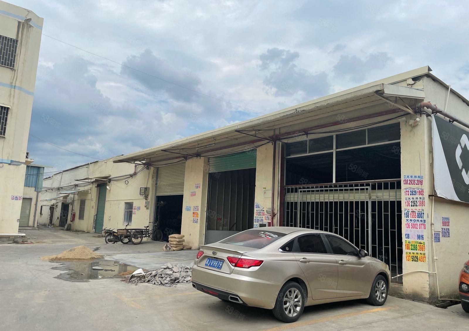 大利村银湖工业园一楼500平钢构厂房出租，园区空地大