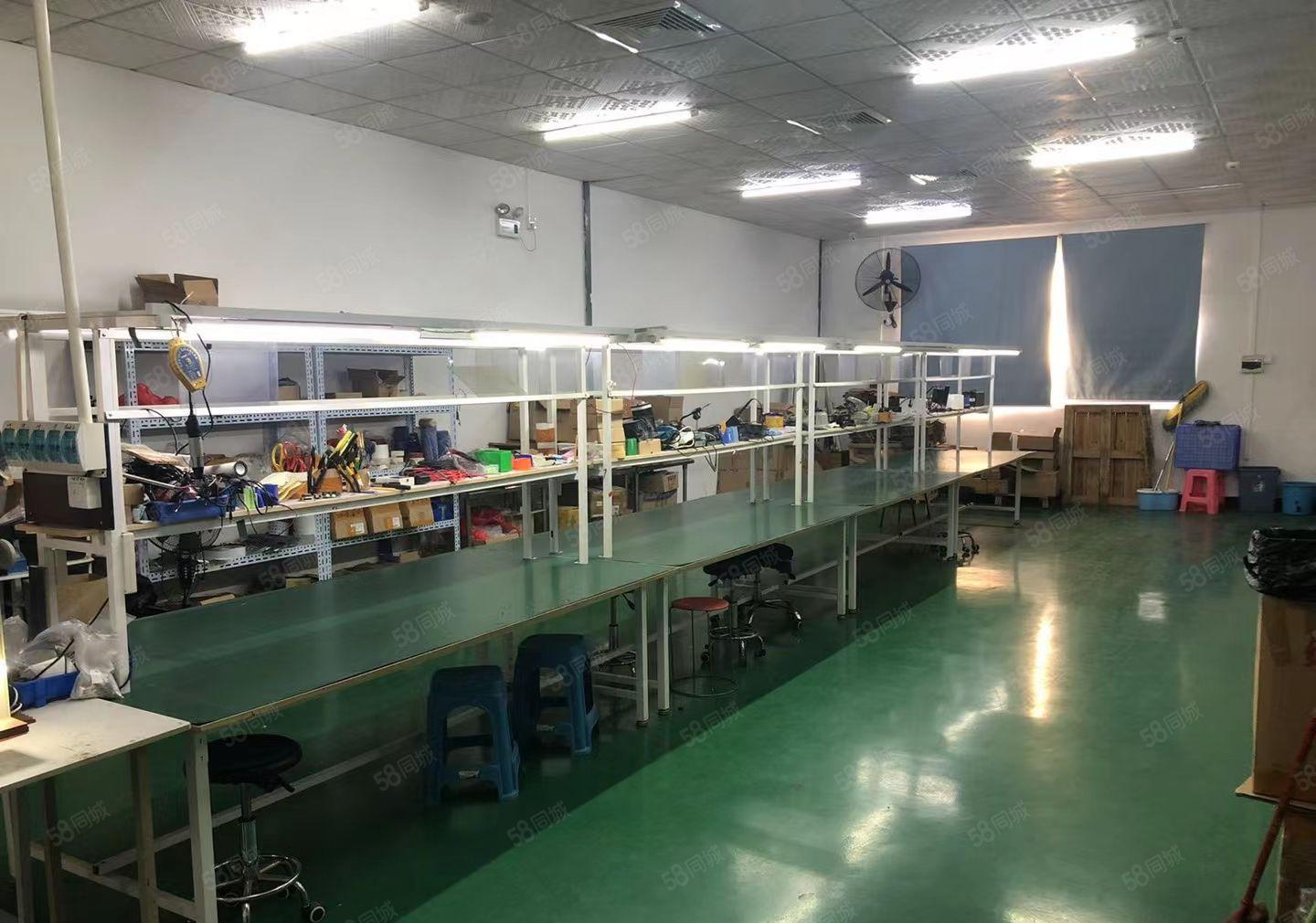 清溪镇中心楼上280平方现成装修厂房出租原电池厂出租