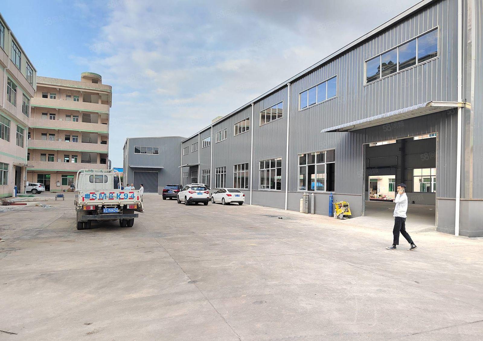 清溪罗马高速路口钢构厂房1500平出租滴水9米带牛角可办环评