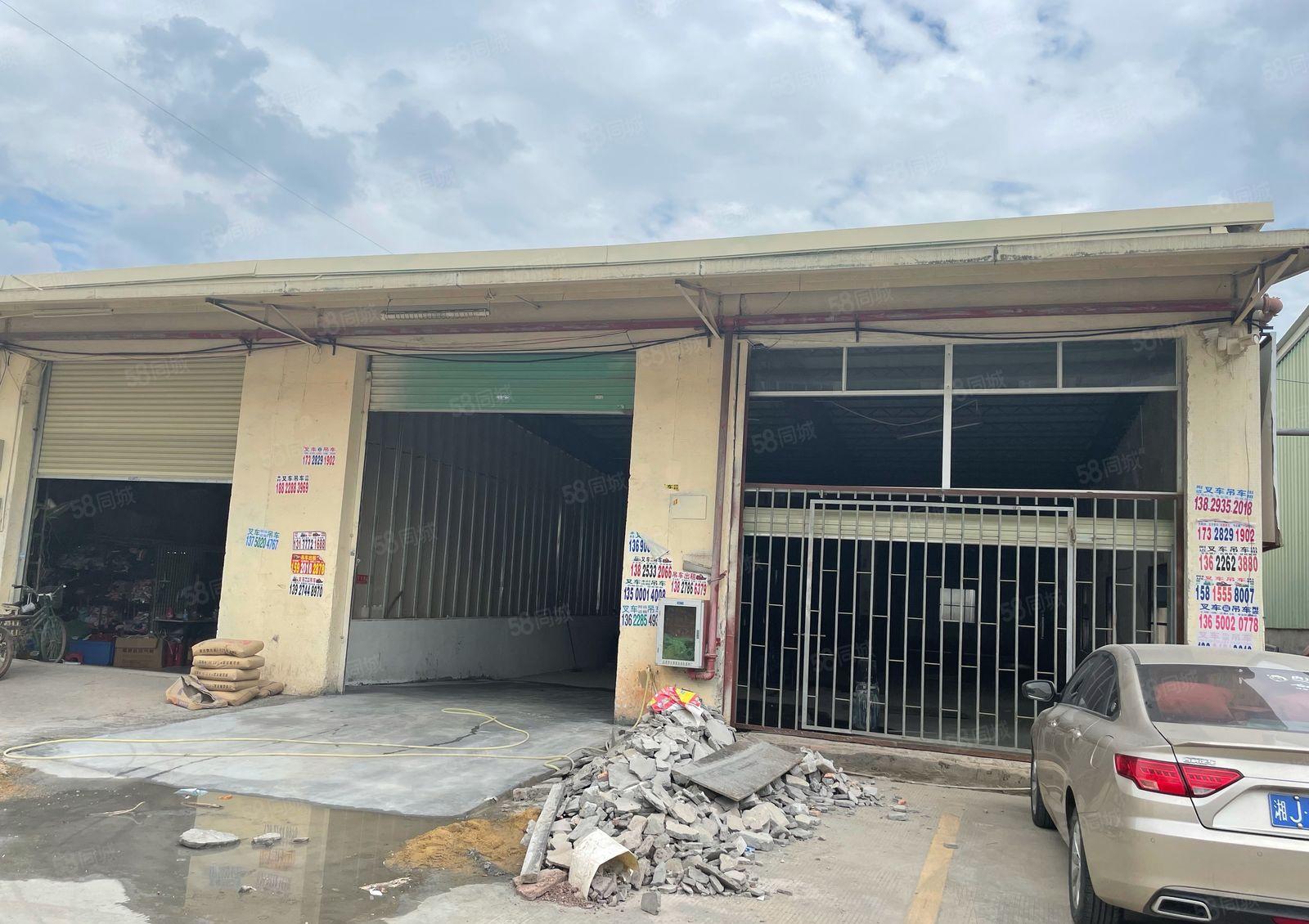 大利村银湖工业园一楼500平钢构厂房出租，园区空地大