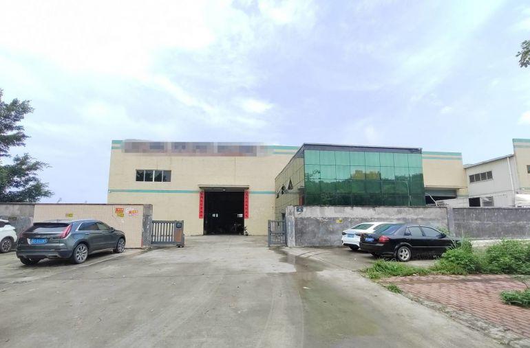 清溪滴水十米高单一层钢构独院厂房出租带5部行车空地大高速出口