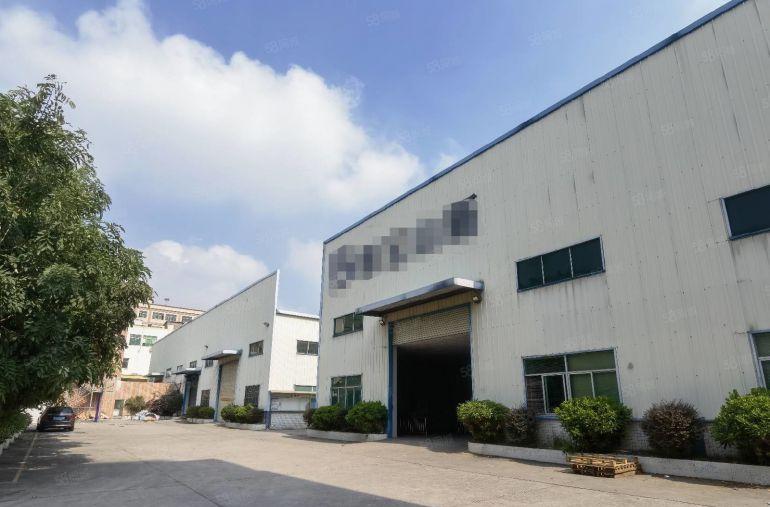 横沥4200平钢构现成装修办公室水电齐全实际面积独院厂房出租