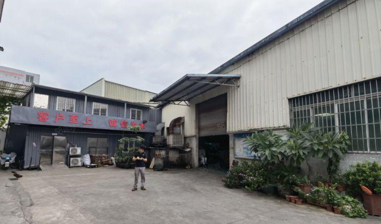 横沥镇原房东出租钢构单一层厂房1000平方高6米带注塑环评