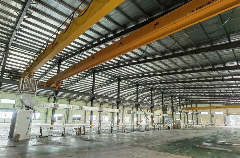 横沥4200平钢构现成装修办公室水电齐全实际面积独院厂房出租