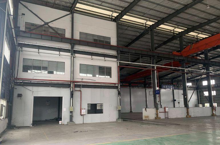 滴水12米单一层独院厂房出租 工业用地 带4部航车